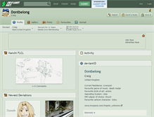 Tablet Screenshot of dontbelong.deviantart.com