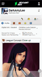 Mobile Screenshot of darkamylee.deviantart.com