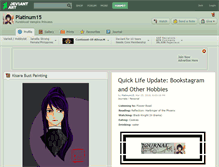 Tablet Screenshot of platinum15.deviantart.com