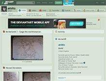 Tablet Screenshot of airblitz.deviantart.com