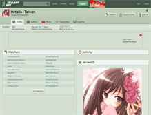 Tablet Screenshot of hetalia--taiwan.deviantart.com