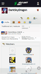 Mobile Screenshot of darkskydragon.deviantart.com