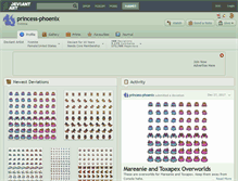 Tablet Screenshot of princess-phoenix.deviantart.com