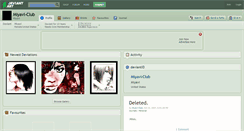 Desktop Screenshot of miyavi-club.deviantart.com