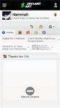 Mobile Screenshot of nammah.deviantart.com