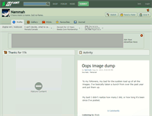 Tablet Screenshot of nammah.deviantart.com