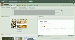 Desktop Screenshot of malaskor.deviantart.com