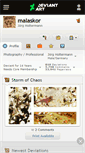 Mobile Screenshot of malaskor.deviantart.com