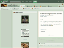 Tablet Screenshot of larp-crafters.deviantart.com