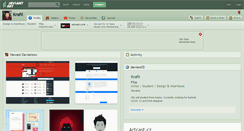 Desktop Screenshot of krafil.deviantart.com