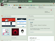 Tablet Screenshot of krafil.deviantart.com