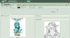 Desktop Screenshot of black-toad.deviantart.com