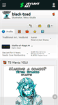 Mobile Screenshot of black-toad.deviantart.com