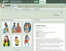 Tablet Screenshot of morgate.deviantart.com