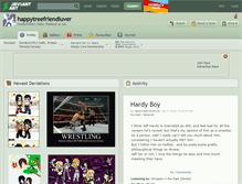 Tablet Screenshot of happytreefriendluver.deviantart.com