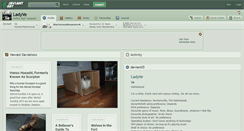 Desktop Screenshot of ladyve.deviantart.com