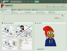 Tablet Screenshot of megamson1.deviantart.com