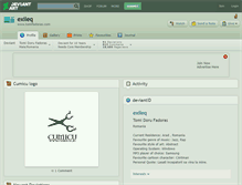 Tablet Screenshot of exileq.deviantart.com