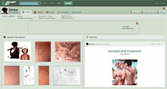 Desktop Screenshot of dimius.deviantart.com