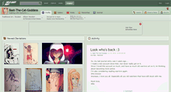 Desktop Screenshot of bast-the-cat-goddess.deviantart.com