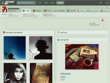 Tablet Screenshot of eylemmm.deviantart.com
