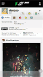 Mobile Screenshot of denzoo.deviantart.com
