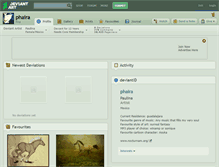 Tablet Screenshot of phaira.deviantart.com