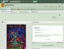Tablet Screenshot of lesleycristina.deviantart.com