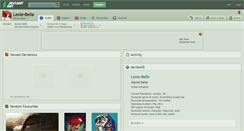 Desktop Screenshot of lexie-belle.deviantart.com