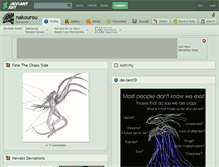 Tablet Screenshot of nakourou.deviantart.com