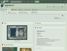 Tablet Screenshot of ambulance-x.deviantart.com
