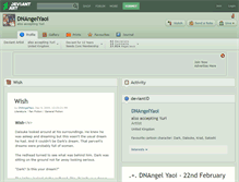 Tablet Screenshot of dnangelyaoi.deviantart.com