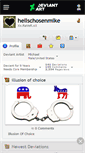 Mobile Screenshot of hellschosenmike.deviantart.com