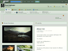 Tablet Screenshot of pavel-matveev.deviantart.com
