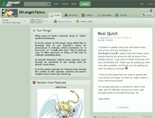 Tablet Screenshot of dn-angel-fans.deviantart.com
