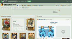 Desktop Screenshot of dragon-warrior-3000.deviantart.com