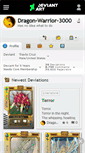 Mobile Screenshot of dragon-warrior-3000.deviantart.com