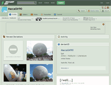 Tablet Screenshot of maccagirl90.deviantart.com