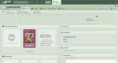 Desktop Screenshot of monkeyzzrulez.deviantart.com