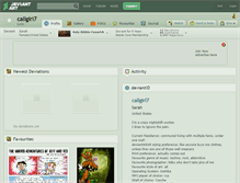 Tablet Screenshot of callgirl7.deviantart.com