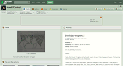Desktop Screenshot of noseelfcontrol.deviantart.com