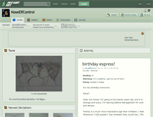Tablet Screenshot of noseelfcontrol.deviantart.com