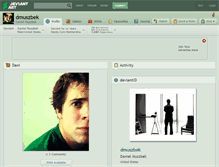 Tablet Screenshot of dmuszbek.deviantart.com
