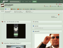 Tablet Screenshot of adrenalize81.deviantart.com
