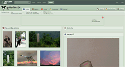 Desktop Screenshot of goldenfire124.deviantart.com