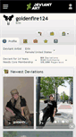 Mobile Screenshot of goldenfire124.deviantart.com