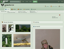 Tablet Screenshot of goldenfire124.deviantart.com