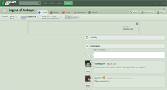 Desktop Screenshot of legend-of-andragor.deviantart.com