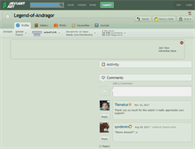 Tablet Screenshot of legend-of-andragor.deviantart.com