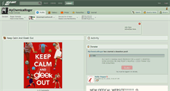 Desktop Screenshot of mychemicalroger.deviantart.com